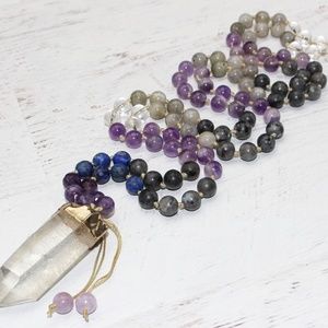 Wisdom Seeker Amethyst Mala